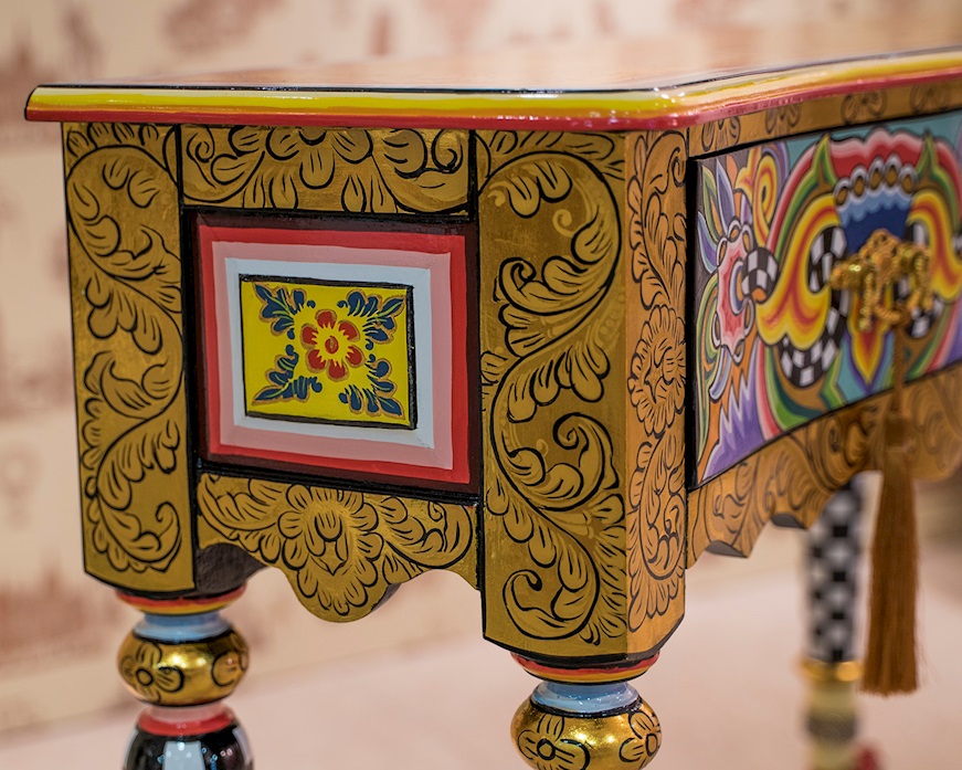 Console Table Versailles hand painted Tom's Drag