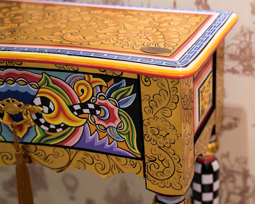 Console Table Versailles hand painted Tom's Drag