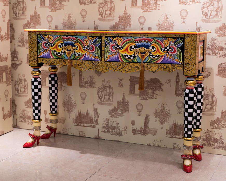 Console Table Versailles hand painted Tom's Drag