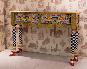 Console table Versailles dipinta a mano Tom's Drag