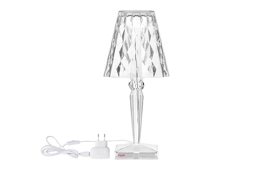 Lamp Big Battery transparent on/off Kartell