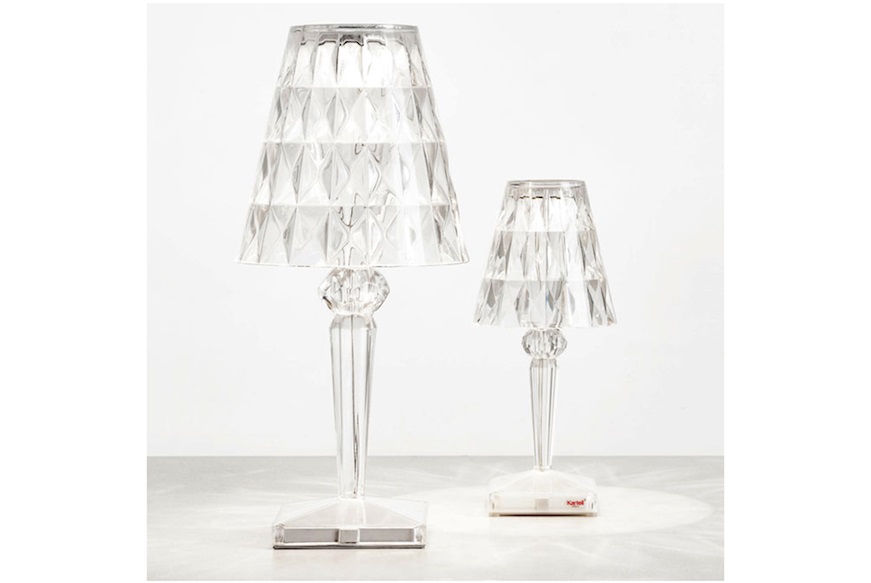 Lamp Big Battery transparent on/off Kartell