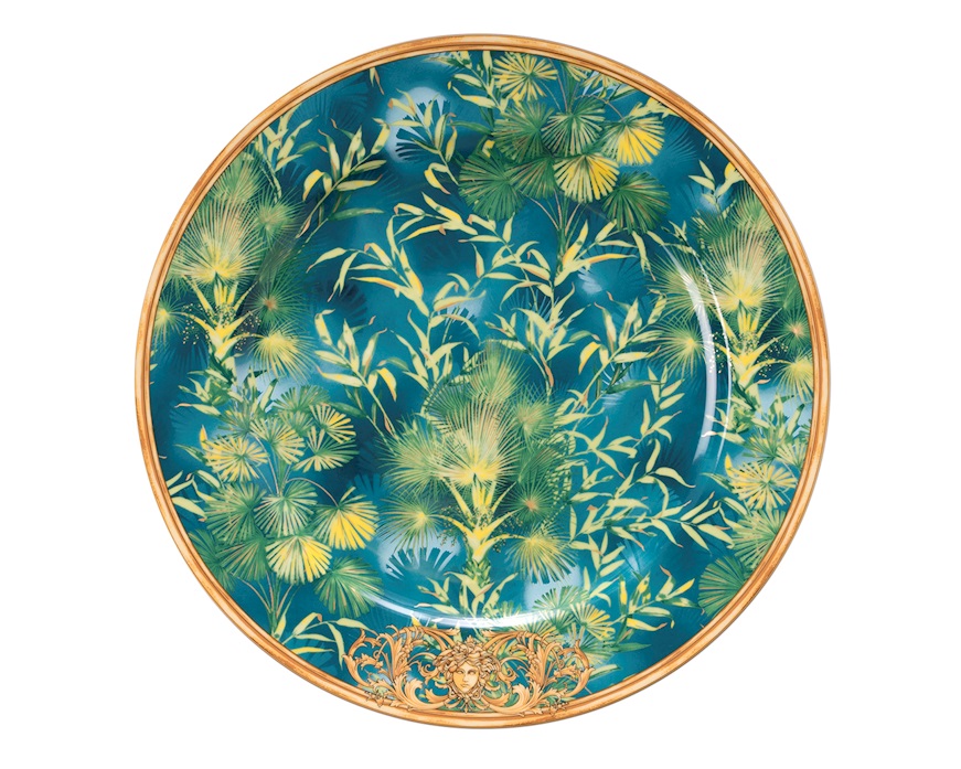 Charger plate Jungle Animalier porcelain Versace
