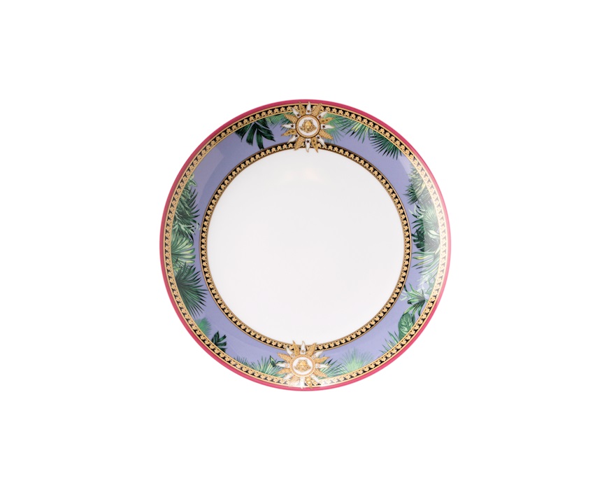 Piatto dessert Jungle Animalier porcellana Versace