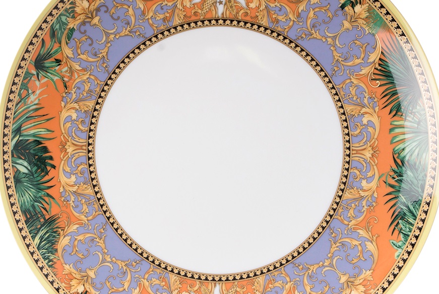 Dinner plate Jungle Animalier porcelain Versace