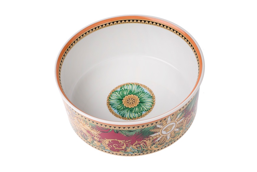 Salad bowl Jungle Animalier porcelain Versace