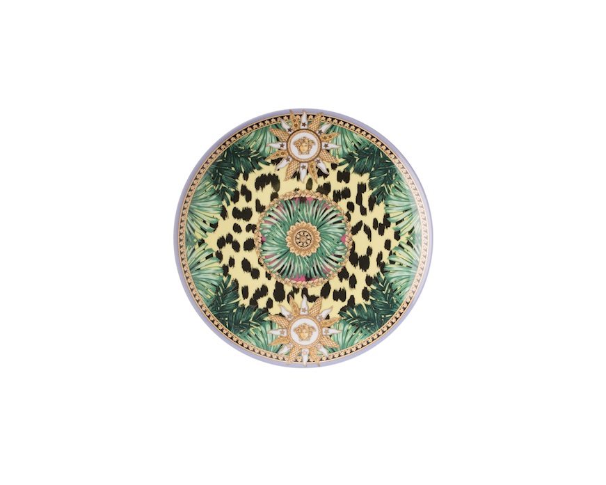 Piatto frutta Jungle Animalier Wild porcellana Versace