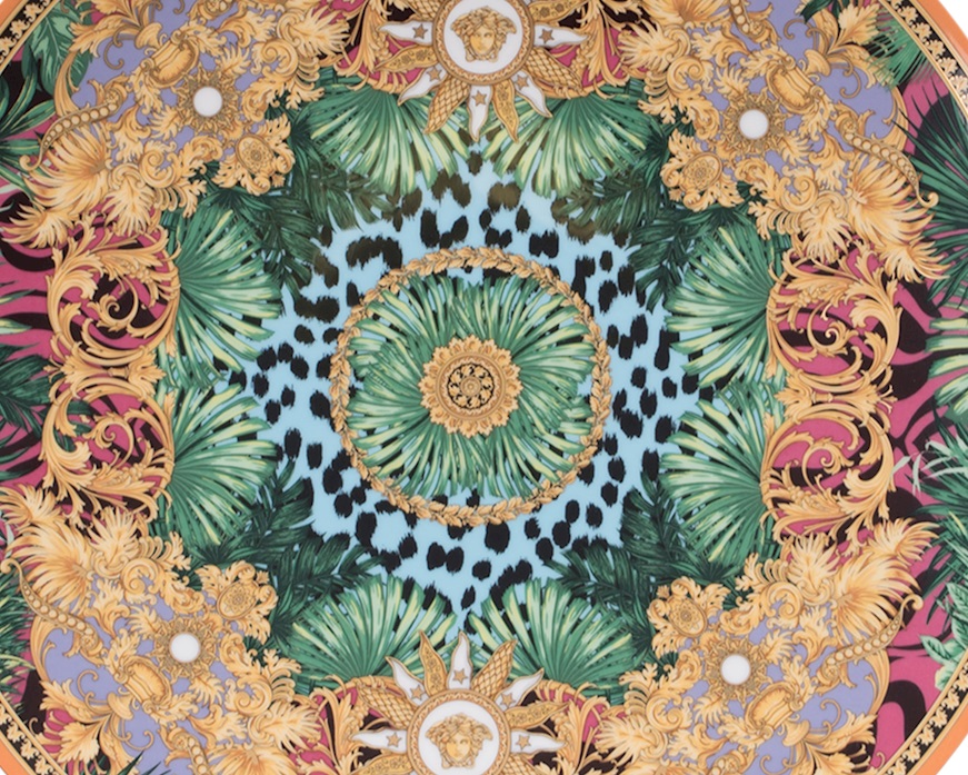Piatto segnaposto Jungle Animalier Wild porcellana Versace