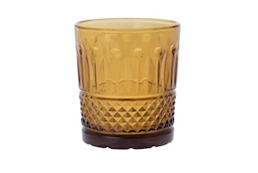 Water glass Barocco amber Onlylux
