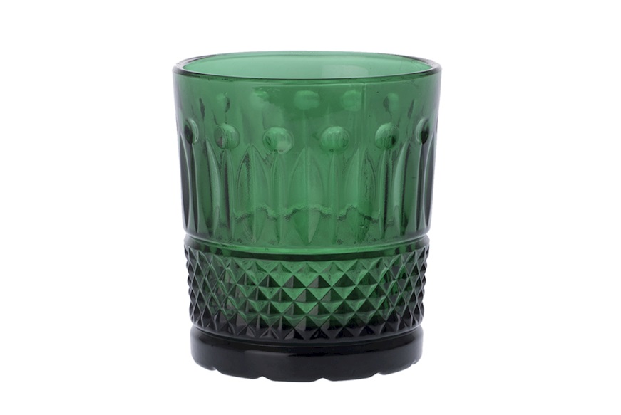 Water glass Barocco green Onlylux