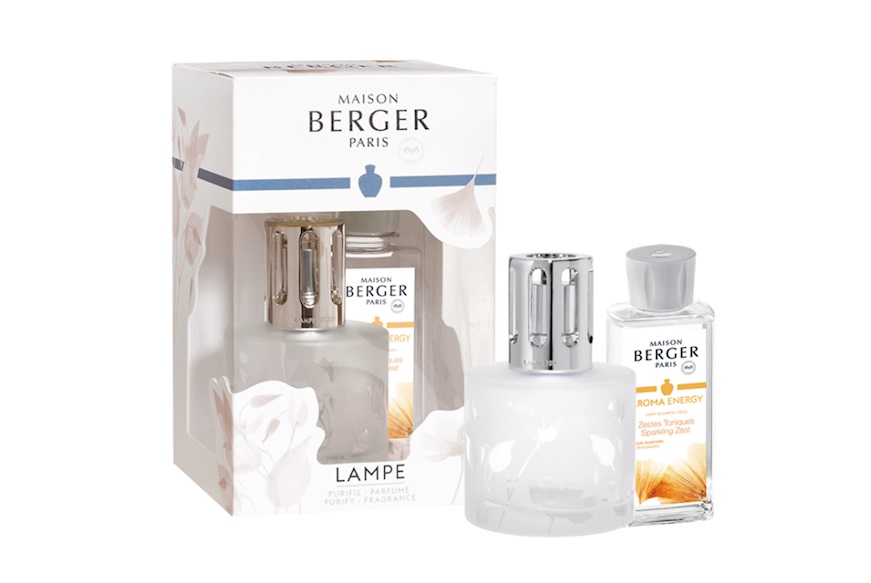 Gift Pack Lamp Aroma Energy with perfume Zestes Toniques Maison Berger Paris