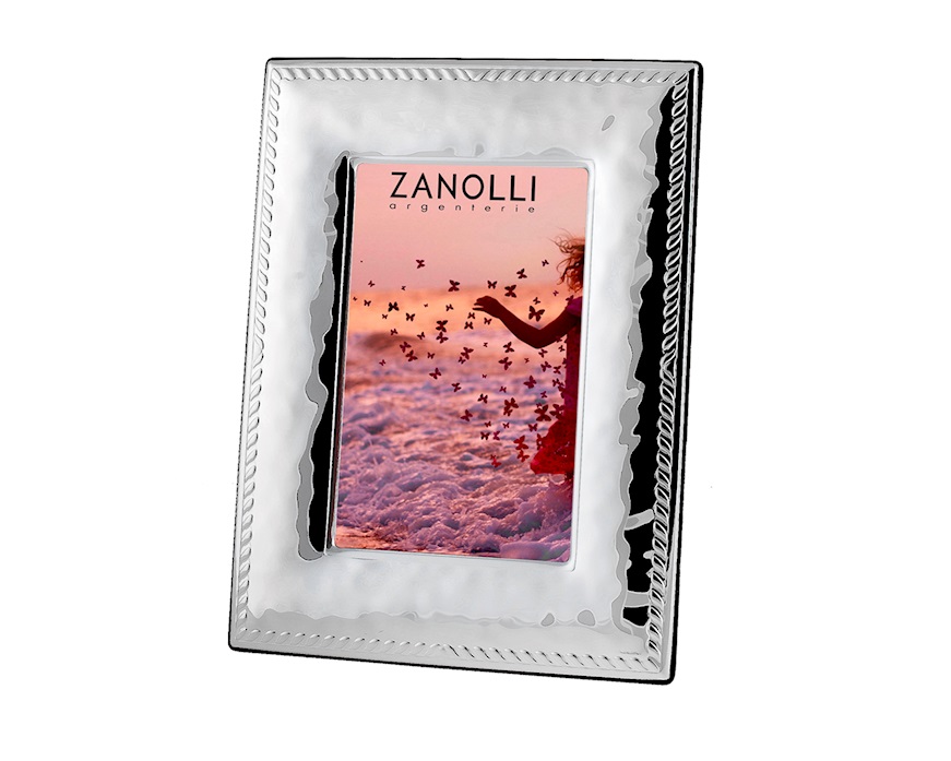 Cornice con bordo cordato e retro in legno Selezione Zanolli