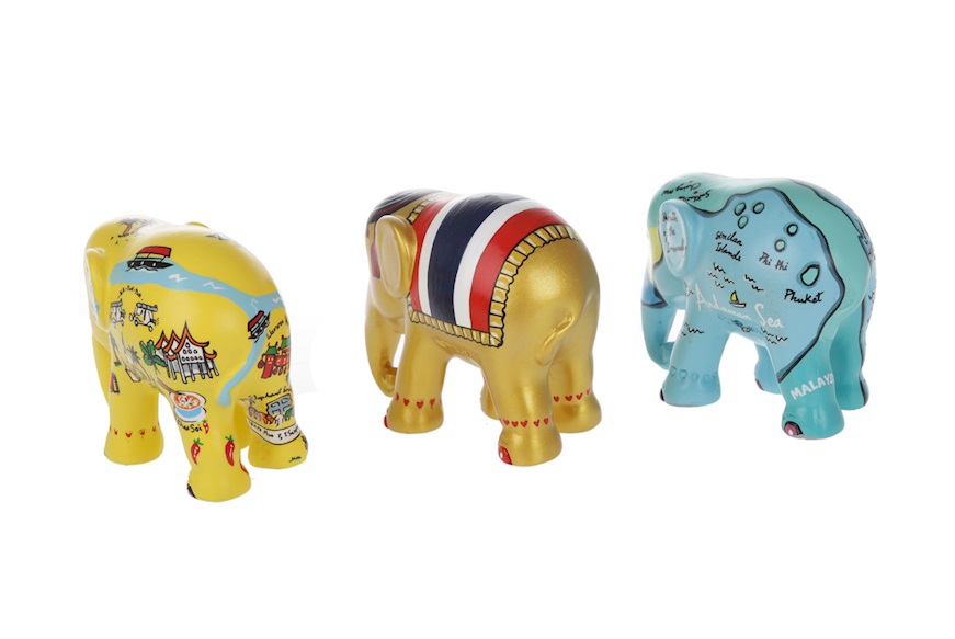 Elephant Parade Thailand Stories confezione 3 pezzi Elephant parade