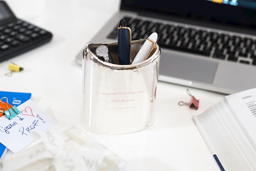 Penholder Luna silver plated Selezione Zanolli