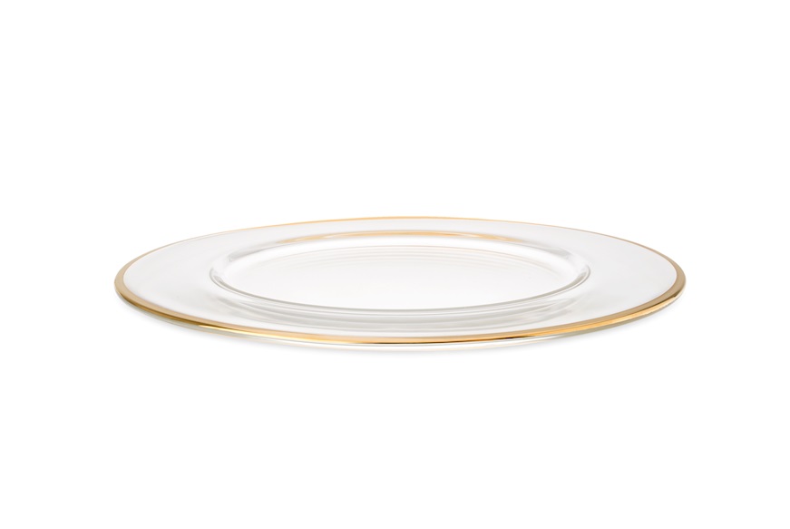 Tablemat Basic gold rim Onlylux