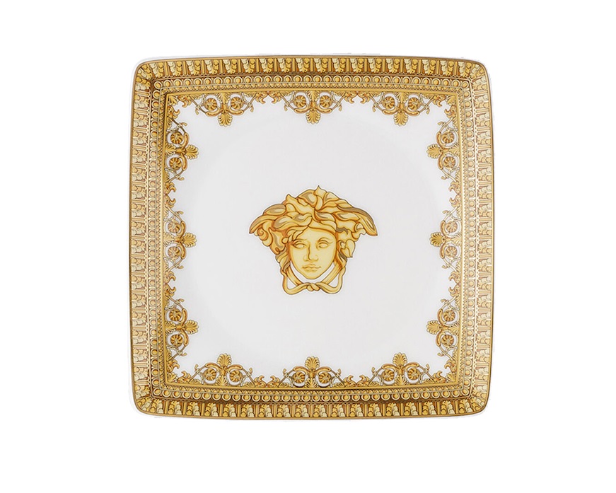 Piattino Baroque porcellana bianco Versace