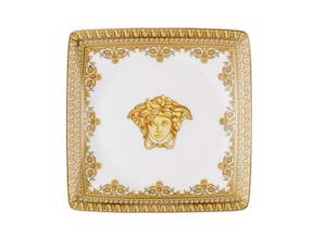 Piattino Baroque porcellana bianco Versace