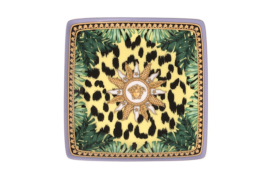 Piattino Jungle Animalier porcellana Versace