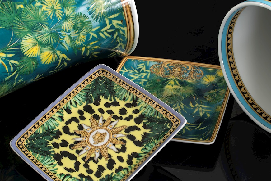 Plate Jungle Animalier porcelain Versace