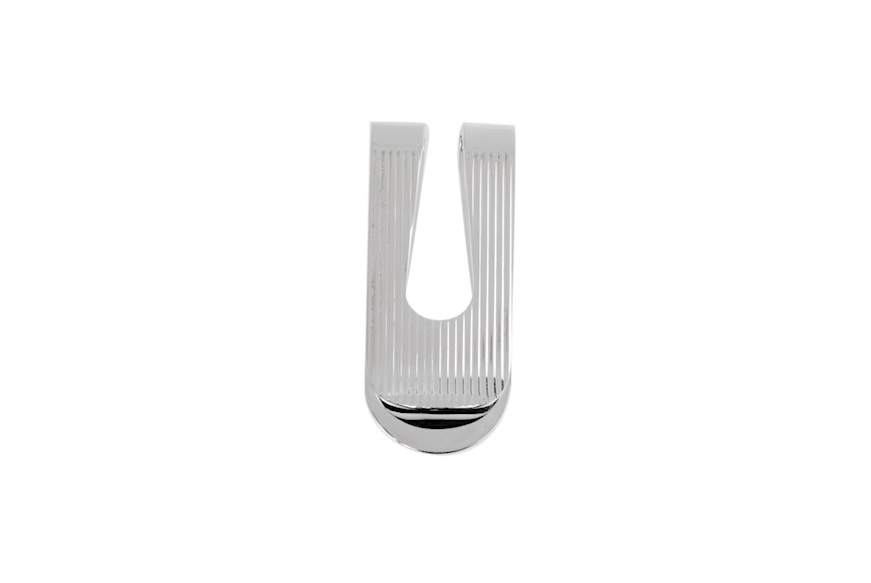 Money clip silver vertical stripes Selezione Zanolli