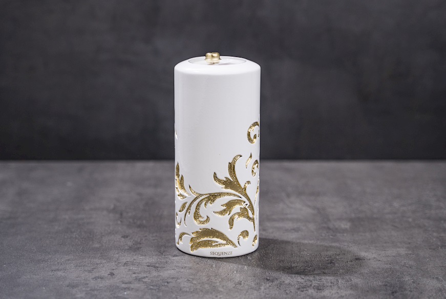 Candle holder Arabesque white Selezione Zanolli