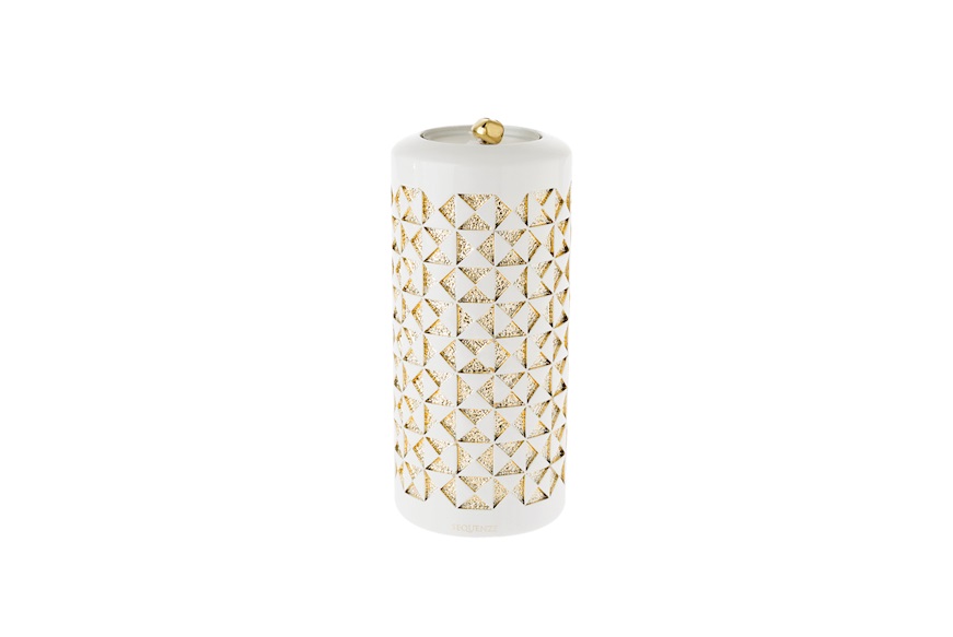 Candle holder Rombi white Selezione Zanolli