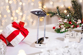 Lampada da viaggio silver plated Selezione Zanolli