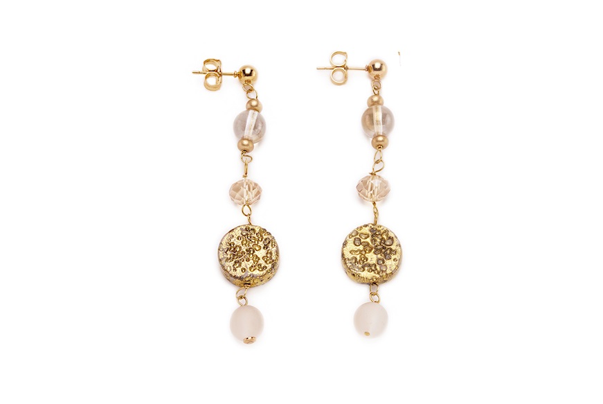 Earrings Isabel amber Antica Murrina