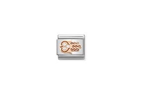 Hand of Fatima Composable steel rosè gold and zircons Nomination