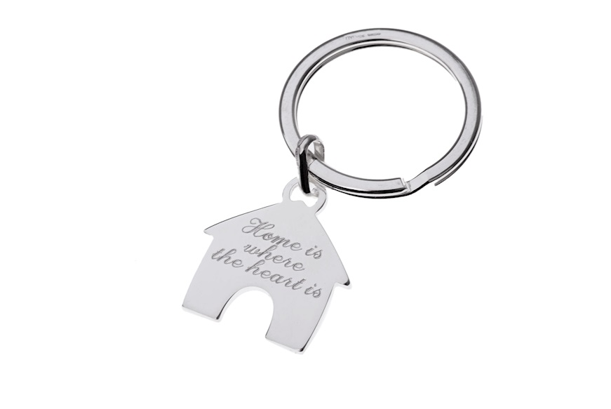 Keychain Home silver Selezione Zanolli