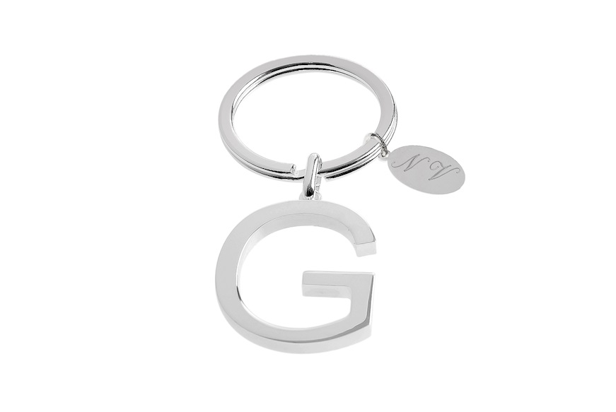 Keychain silver G letter Selezione Zanolli