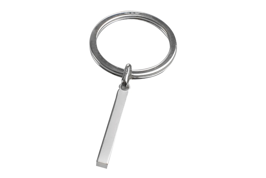 Keychain silver I letter Selezione Zanolli