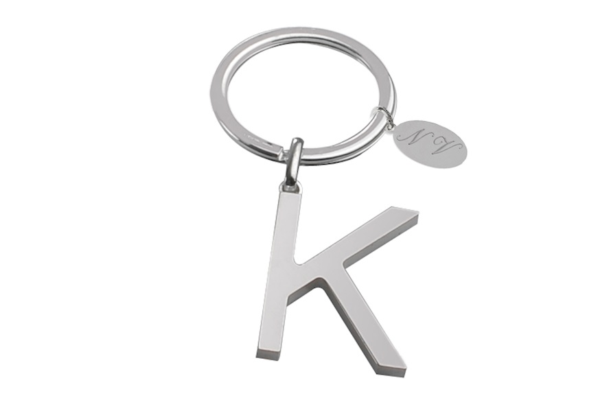 Keychain silver K letter Selezione Zanolli