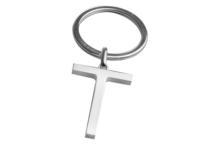 Keychain silver T letter Selezione Zanolli