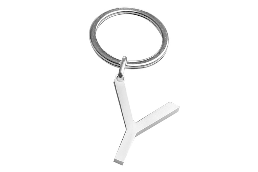 Keychain silver Y letter Selezione Zanolli