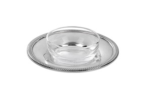 Salino Millenium argento con cucchiaino Selezione Zanolli