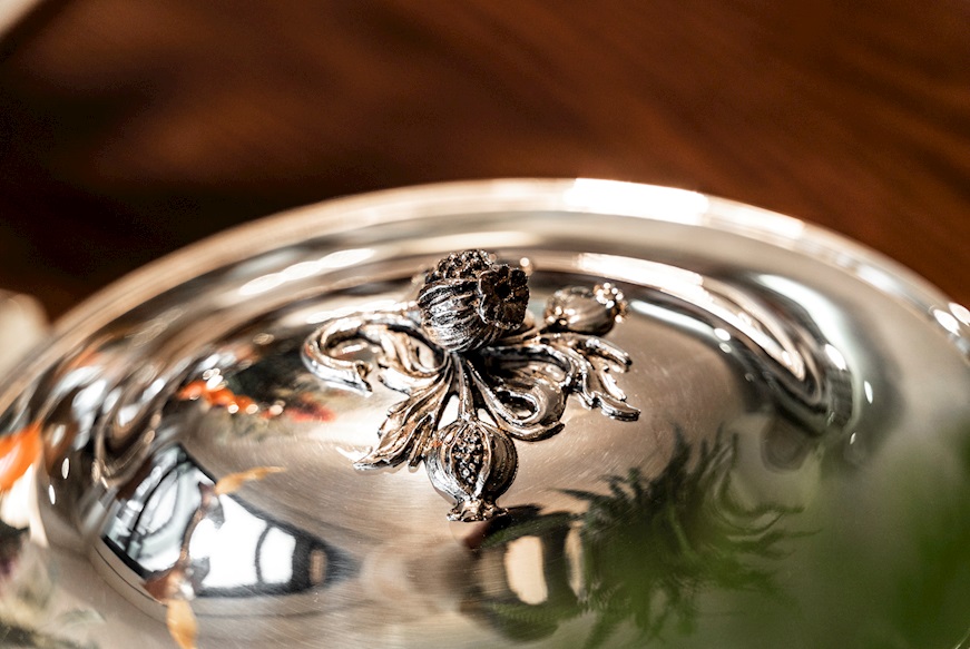 Zuppiera ovale argento in stile Inglese Selezione Zanolli