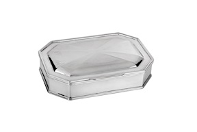 Scatola Ottagonale argento Selezione Zanolli