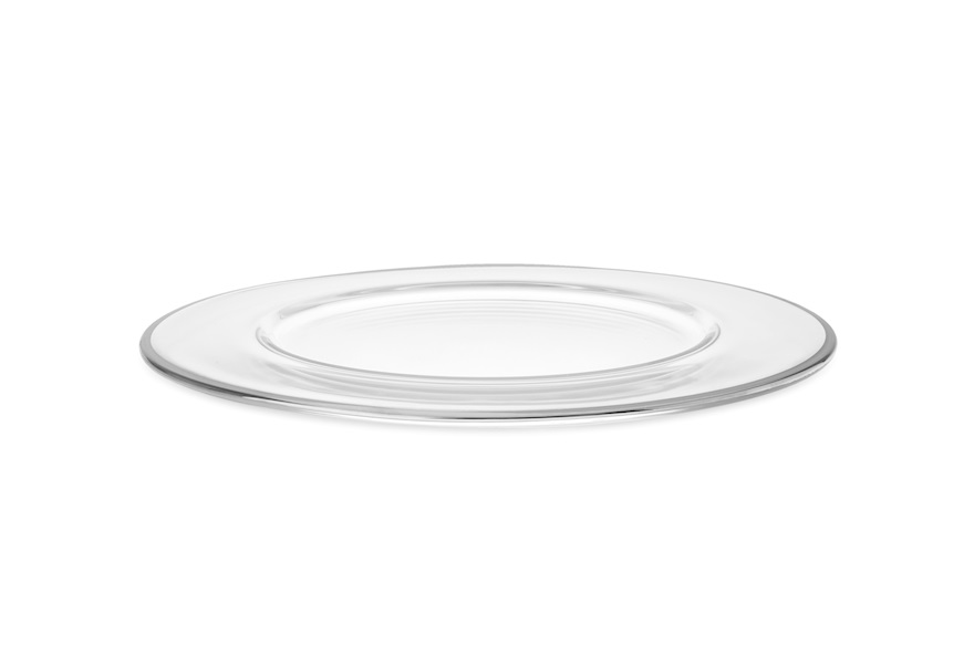 Tablemat Basic platinum rim Onlylux