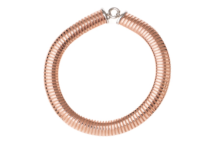 Necklace silver tubogas Selezione Zanolli