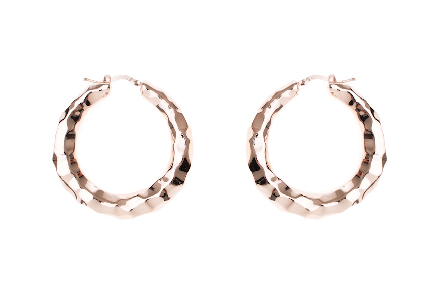 Hoop earrings silver glossy Selezione Zanolli