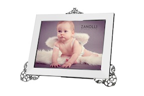 Cornice argento con tre fregi Selezione Zanolli