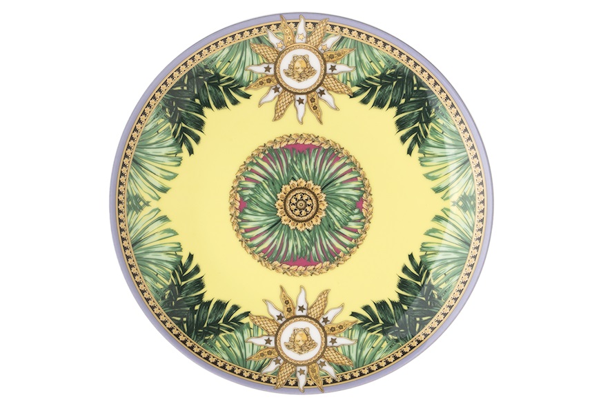 Fruit plate Jungle Animalier porcelain Versace