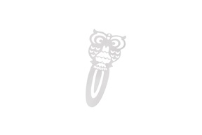 Segnalibro Gufo silver plated Selezione Zanolli