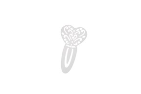 Bookmark Heart silver plated Selezione Zanolli