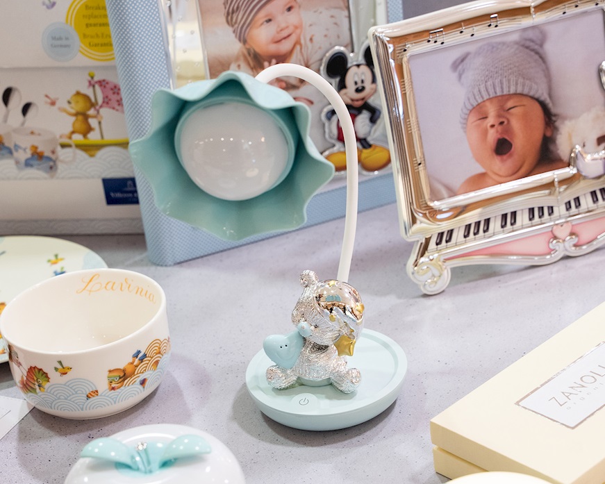 Lamp Teddy Bear blue Selezione Zanolli