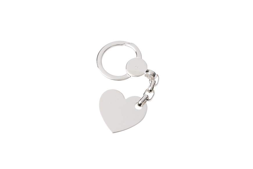 Keychain Heart silver Selezione Zanolli