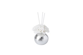 Perfumer with sticks white roses Selezione Zanolli