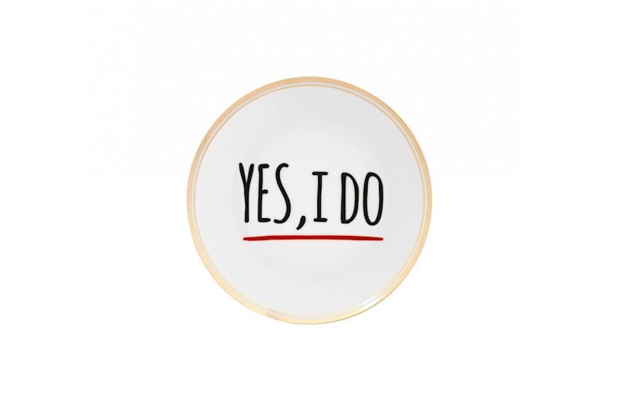 Little plate La Tavola Scomposta porcelain Yes I do Bitossi home