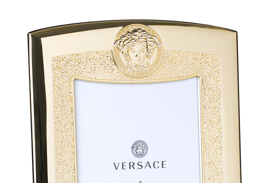 Portafoto Frames argento bilaminato oro Versace